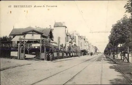 Ak Brüssel Brüssel, Avenue de Tervueren