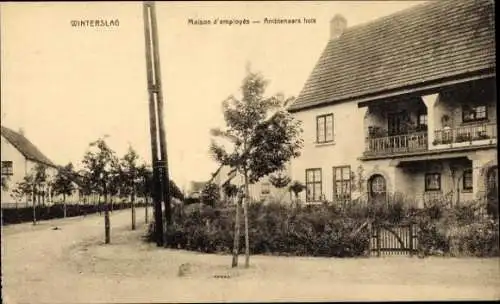 Ak Winterslag Genk Flandern Limburg, Mitarbeiterhaus