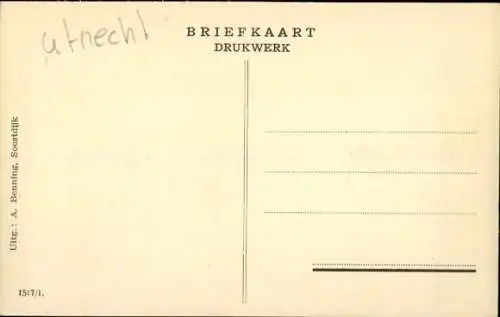 Ak Den Dolder Utrecht Niederlande, Doldersche Weg, Herstellingsoord