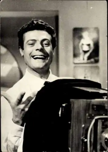 Ak Schauspieler Marcello Mastroianni, Portrait, Autogramm