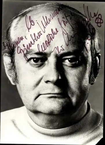 Ak Schauspieler Ulrich Radke, Portrait, Autogramm