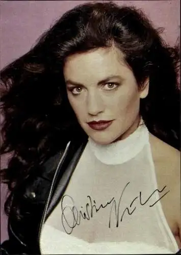 Ak Schauspielerin Christine Neubauer, Portrait, Autogramm