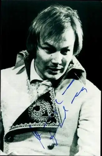 Ak Schauspieler Klaus Maria Brandauer, Portrait, Autogramm