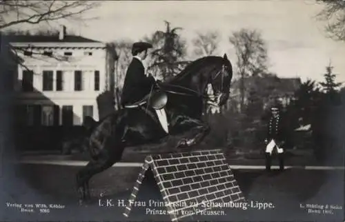 Ak Prinzessin zu Schaumburg-Lippe, Prinzessin von Preußen