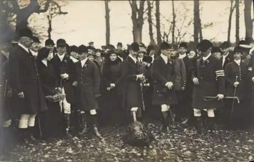 Foto Ak Adolf von Schaumburg-Lippe, Adlige, Jagd