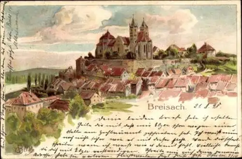 Künstler Litho Biese, C., Breisach am Oberrhein, Gesamtansicht