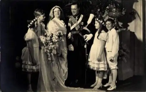 Ak Prinzessin Juliana der Niederlande, Prinz Bernhard, Hochzeit 1937