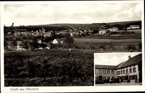 Ak Oberkail in der Eifel, Gasthof, Totalansicht