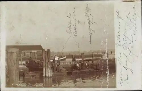 Foto Ak Schnetzenhausen Friedrichshafen am Bodensee, Zeppelin ? Unglück 1908