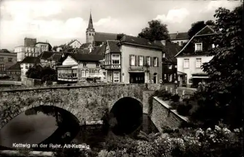 Ak Kettwig Essen im Ruhrgebiet, Altstadt, Teilansicht