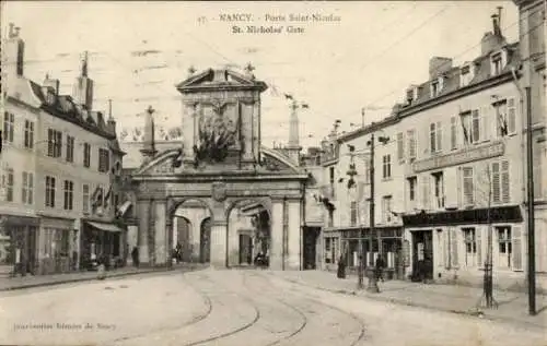 Ak Nancy Meurthe et Moselle, Porte Saint Nicolas