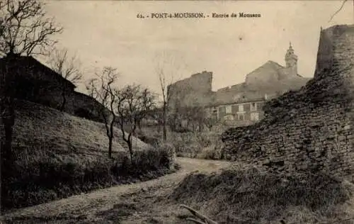 Ak Pont à Mousson Meurthe-et-Moselle, Dorfeingang