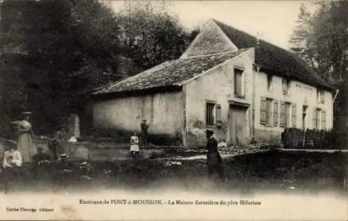 Ak Pont à Mousson Meurthe-et-Moselle, Waldhaus von Pater Hilarion