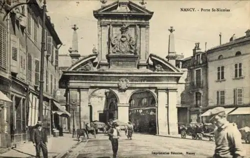 Ak Nancy Meurthe et Moselle, Porte St-Nicolas