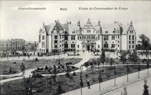 Ak Metz Moselle, Generalkommando