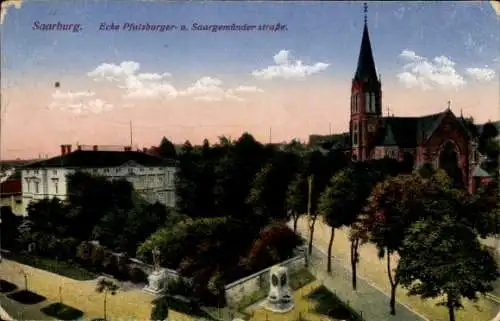 Ak Sarrebourg Saarburg Moselle, Echte Pfalzburger und Saargemünder Straße