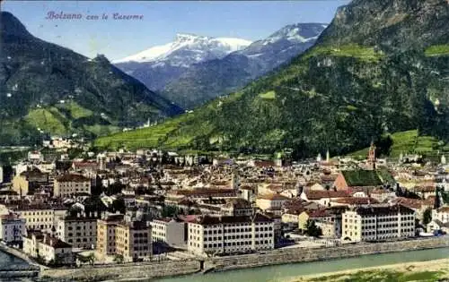 Ak Bozen Bolzano Südtirol, Panorama con la Caserme