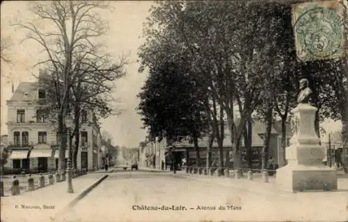 Ak Château du Loir Sarthe, Avenue du Mans