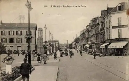 Ak Le Mans Sarthe, Boulevard de la Gare