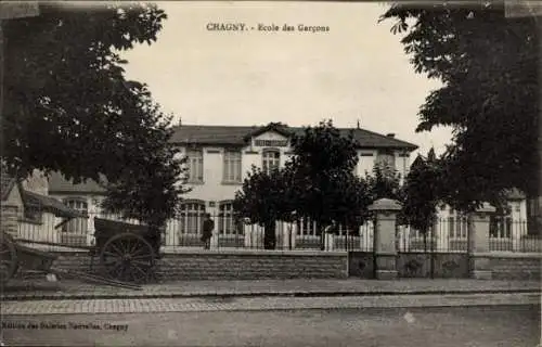 Ak Chagny Saône et Loire, Jungenschule, Jungenschule