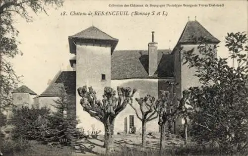 Ak Bonnay Saône et Loire, Château de Besanceuil