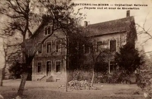 Ak Montceau les Mines Saône et Loire, Waisenhaus Bellevue