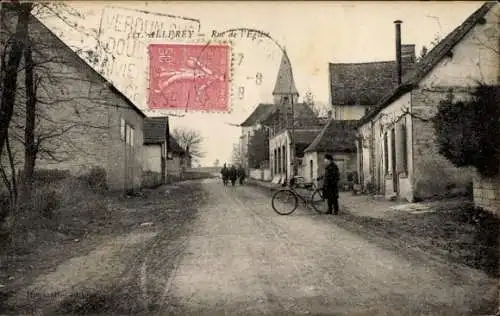 Ak Saône-et-Loire, Rue de Église