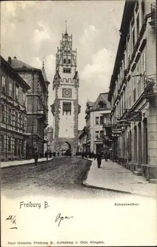 Ak Freiburg im Breisgau, Schwabentor