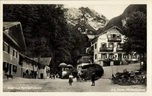 Ak Garmisch Partenkirchen in Oberbayern, Gasthaus Partnachklamm