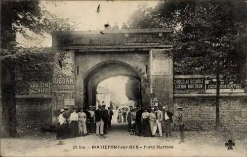 Ak Rochefort sur Mer Charente Maritime, Porte Martrou