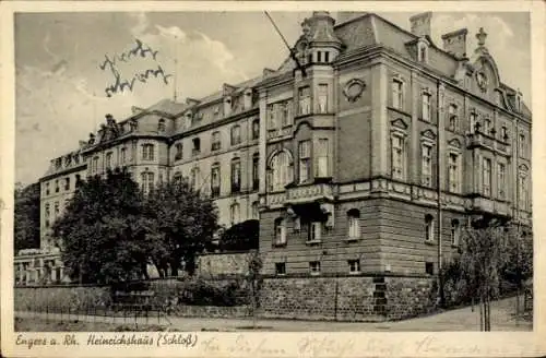 Ak Engers Neuwied am Rhein, Heinrichshaus, Schloss