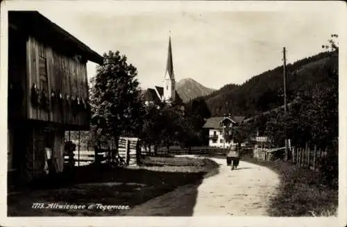 Ak Bad Wiessee in Oberbayern, Altwiessee, Kirche