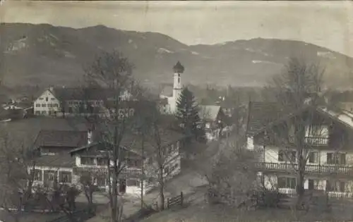 Foto Ak Fischbachau in Oberbayern, Teilansicht