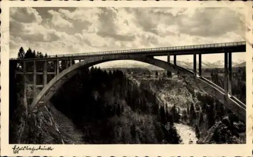 Ak Rottenbuch in Oberbayern, Echelsbacher Brücke