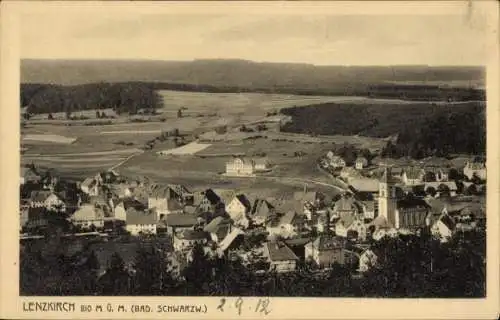 Ak Lenzkirch im Schwarzwald, Gesamtansicht