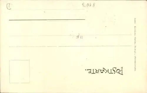 Ak Oberammergau in Oberbayern, Teilansicht