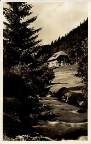 Ak Menzenschwand Sankt Blasien im Schwarzwald, Gasthaus u. Pension zum Waldeck