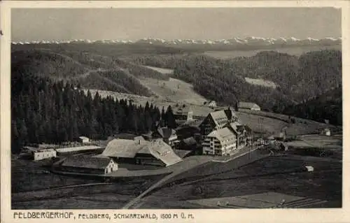 Ak Feldberg im Schwarzwald, Feldbergerhof, Panorama