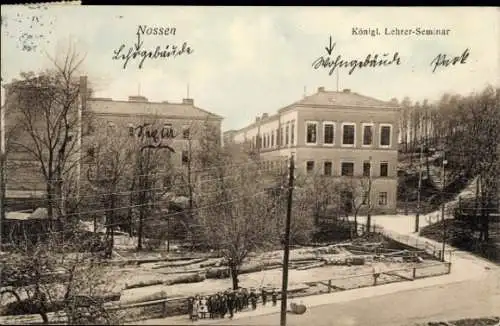 Ak Nossen in Sachsen, Königl. Lehrer-Seminar