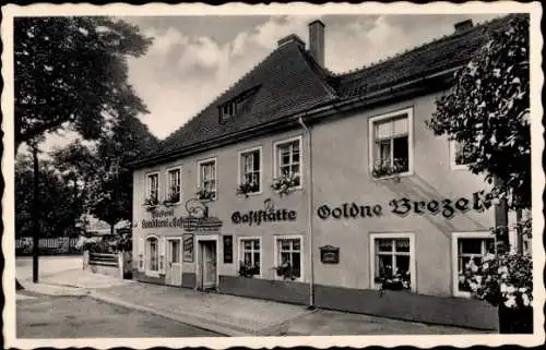 Ak Moritzburg in Sachsen, Gaststätte Goldne Brezel