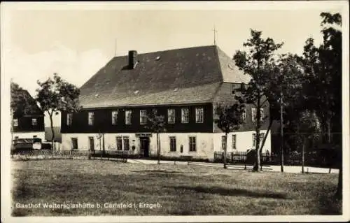 Ak Weitersglashütte Eibenstock im Erzgebirge, Gasthof