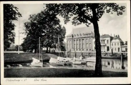 Ak Oldenburg in Oldenburg, Am Stau, Segelboote