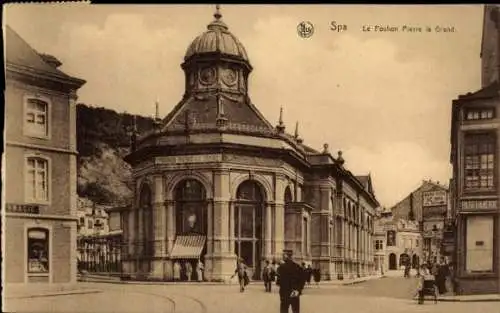 Ak Spa Wallonie Lüttich, Le Pouhon Pierre le Gand