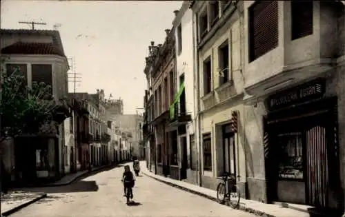 Ak Pineda de Mar Katalonien, Straßenpartie