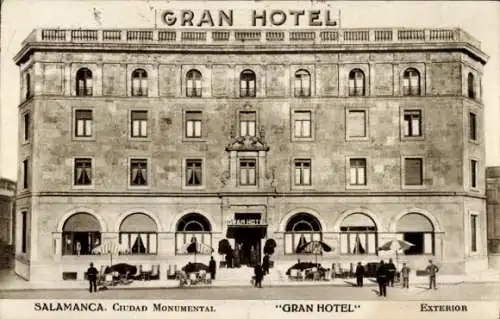 Ak Salamanca Kastilien und León, Gran Hotel