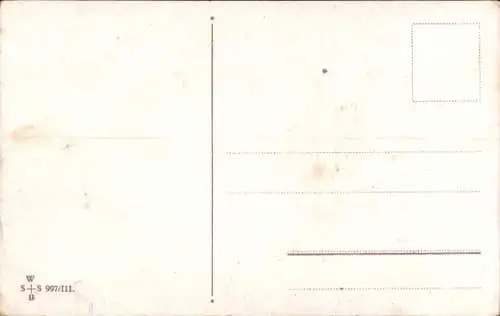 Ak Liebespaar, Soldat in Uniform, Geschenk, Blumen