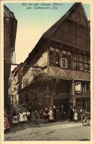 Ak Hamburg Altstadt, Schmiedehof Lange Mühren 69, Tiedemanns Hof