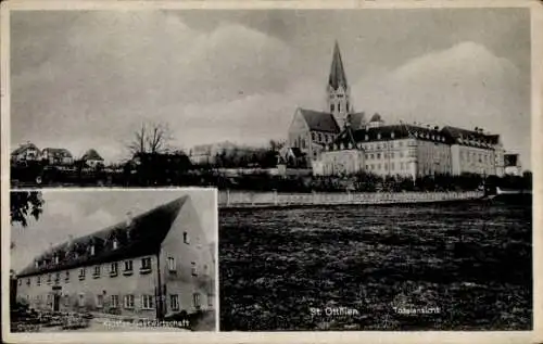 Ak Sankt Ottilien Eresing in Oberbayern, Erzabtei Sankt Ottilien, Kloster-Gastwirtschaft