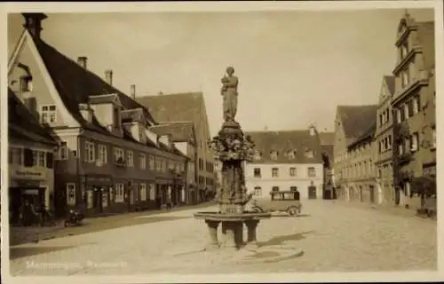 Ak Memmingen in Schwaben, Weinmarkt