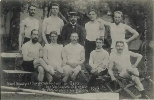 Ak Gent Gent Ostflandern, Royal Nautical Club, Nautischer Sport 1907